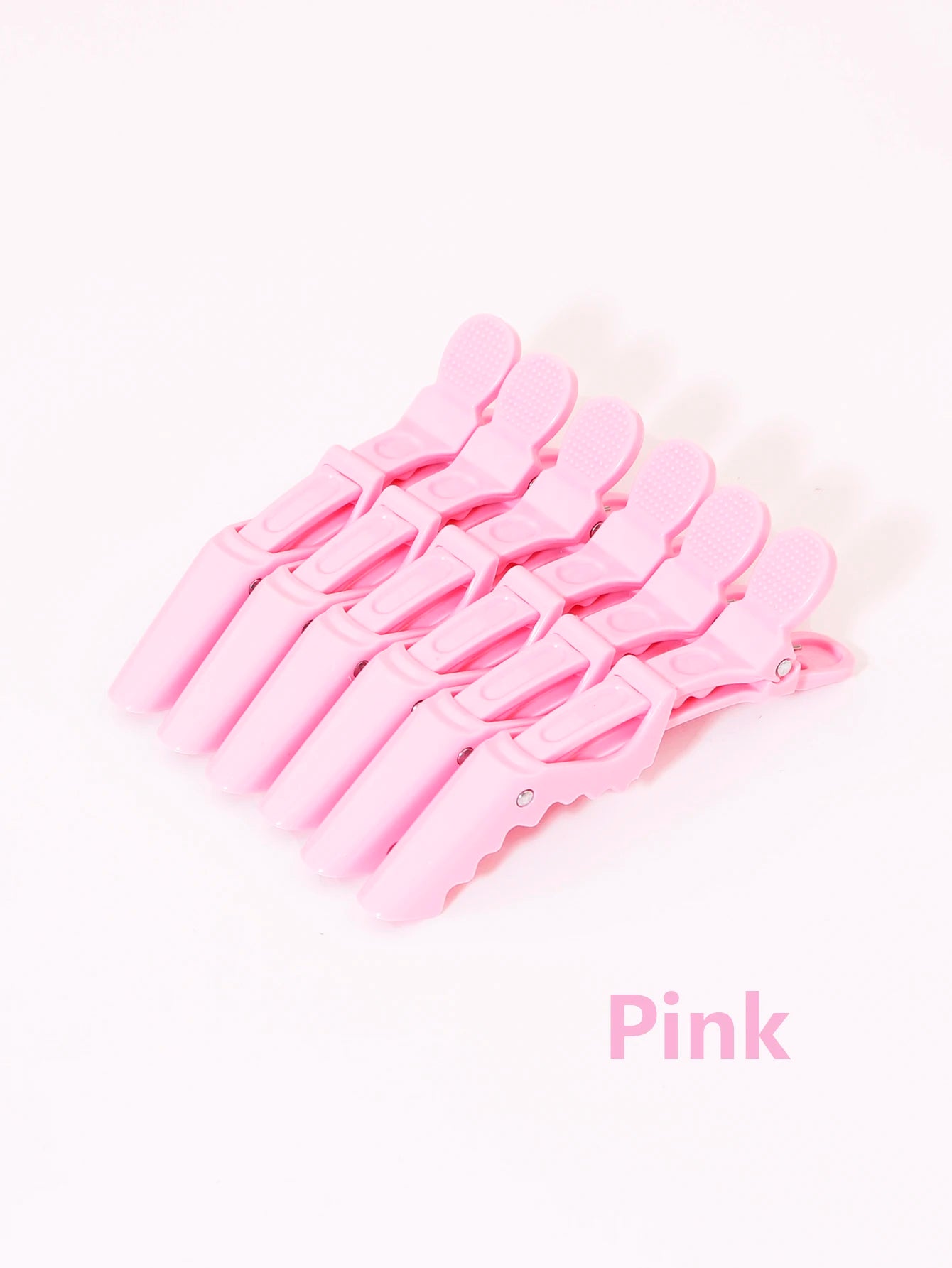 6pcs crocodile hair clip design claw shaped hair clip salon hair clip hair accessories makeup clip Special for real hair wigs