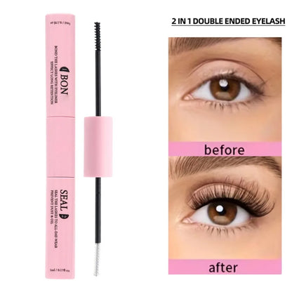 Bond & Seal Eyelash Glue 72 Hours 2-in-1 DIY Clustered Eyelashes Latex Free Waterproof for Sensitive Extension Glue Makeup Tools