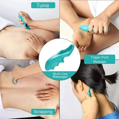 Handheld Massage Tools Thumb Saver Massages Finger Pressure Press Trigger Point Manual Massager Full Body Stress Deepest Relief
