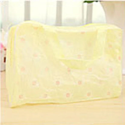 Translucent Handbag Organizer Makeup Travel Cosmetic Bag Waterproof PVC Toiletry Kits Bathroom Storage Wash Bag Daisy Handbag