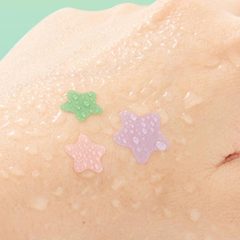 40pcs/set Colorful Star Shaped Acne Patches Skincare Stickers Facial Spots Makeup Tools