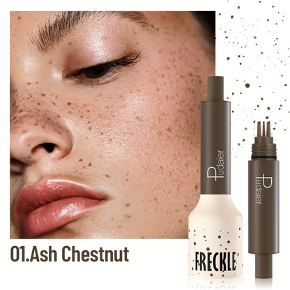 Waterproof Fake Freckles Stamp Pen, Sweatproof Long Lasting, Natural Nude Makeup Light Liquid, Smudgeproof