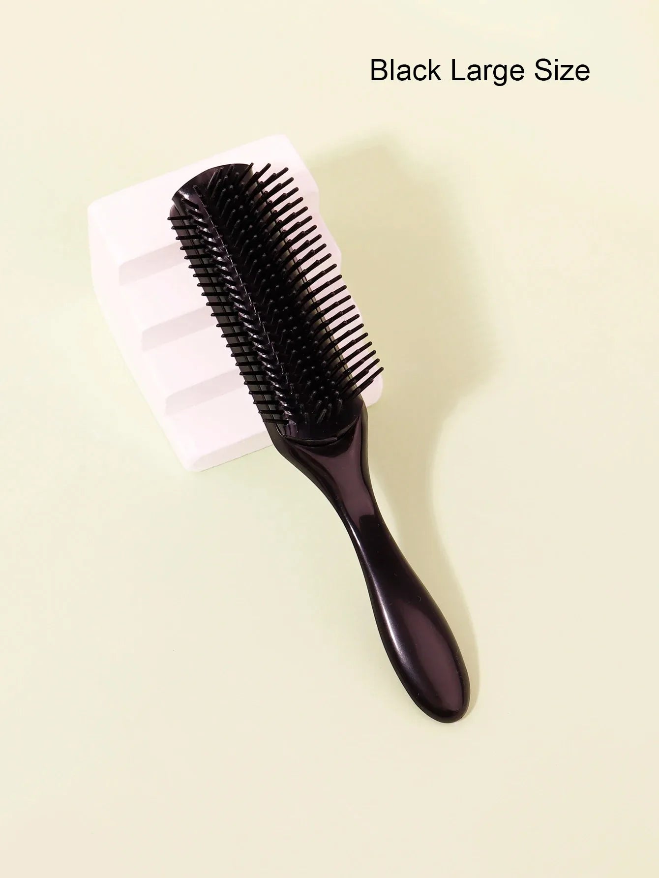 WANMEI, 1 Uds., cepillo de pelo de masaje para desenredar de 9 filas para pelo liso y rizado, peine extraíble, herramienta de pe
