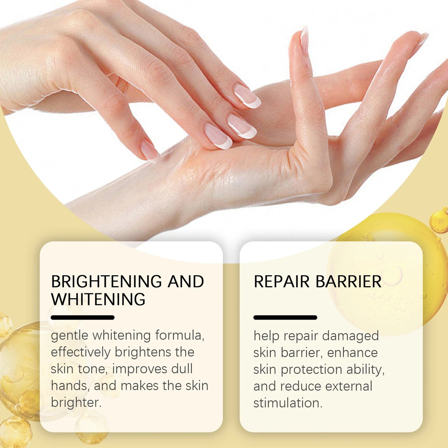 Moisturizing Hand Cream Improve Dryness Skin Nourishing Soften Brightening Hydrating Anti Chapped Hand SkinCare Quick Absorb