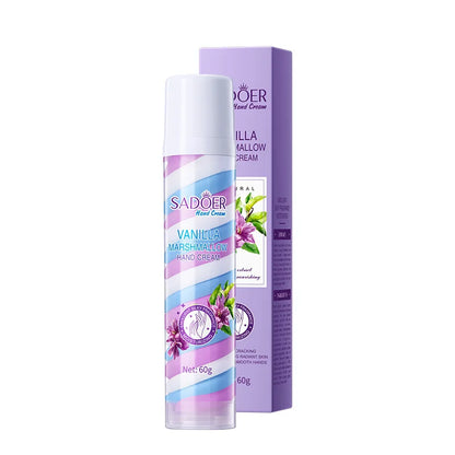 Fruit Marshmallow Hand Cream 60g – Tri-Color Nourishing Formula with Sweet Scent, Deeply Moisturizing Care for Dry Winter Hands