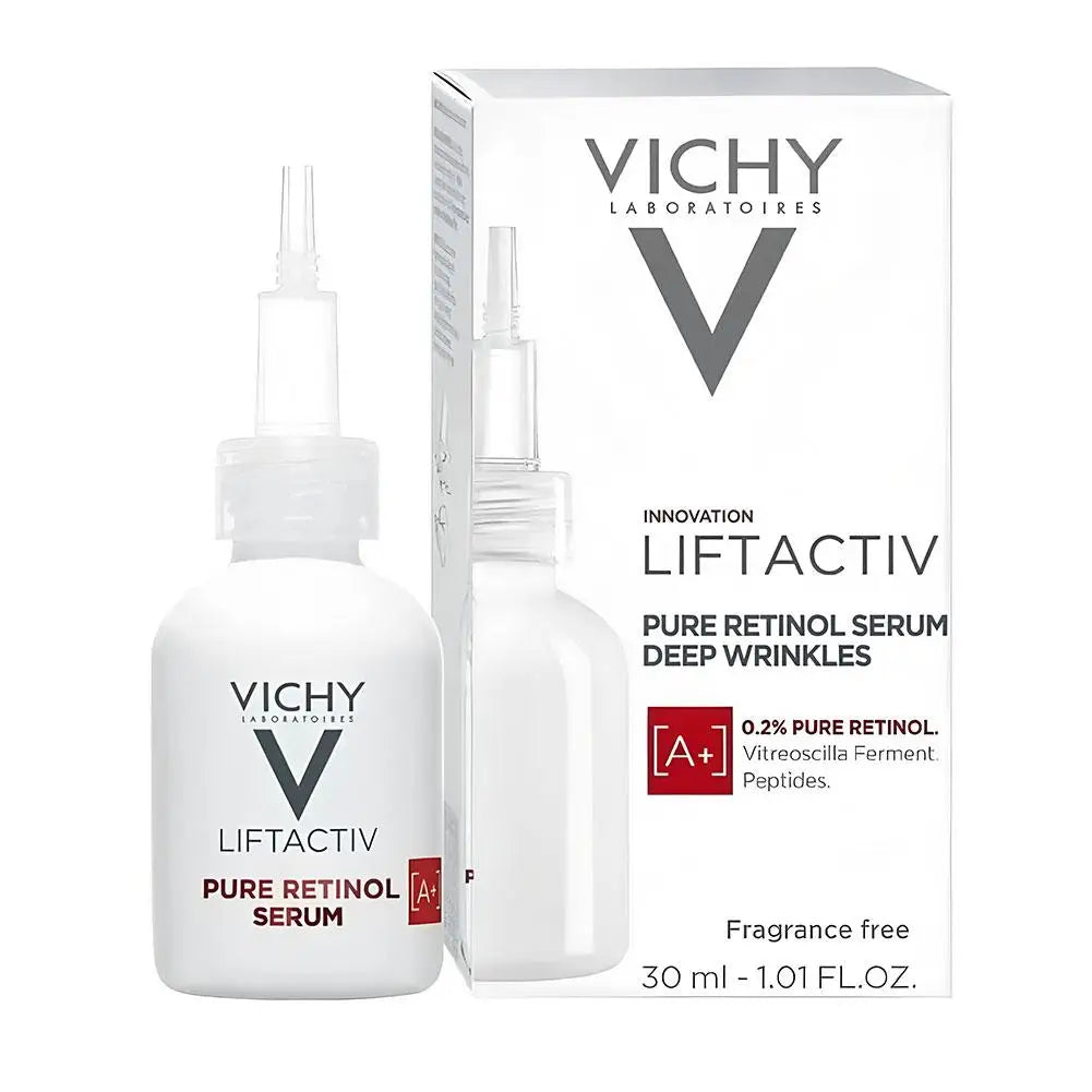 Vichy A+Retinol Essence 30ml 6% VC - Firms Shrinks Pores Tightens Skin Effectively Improves Darkness Long-Lasts Moisture Skin