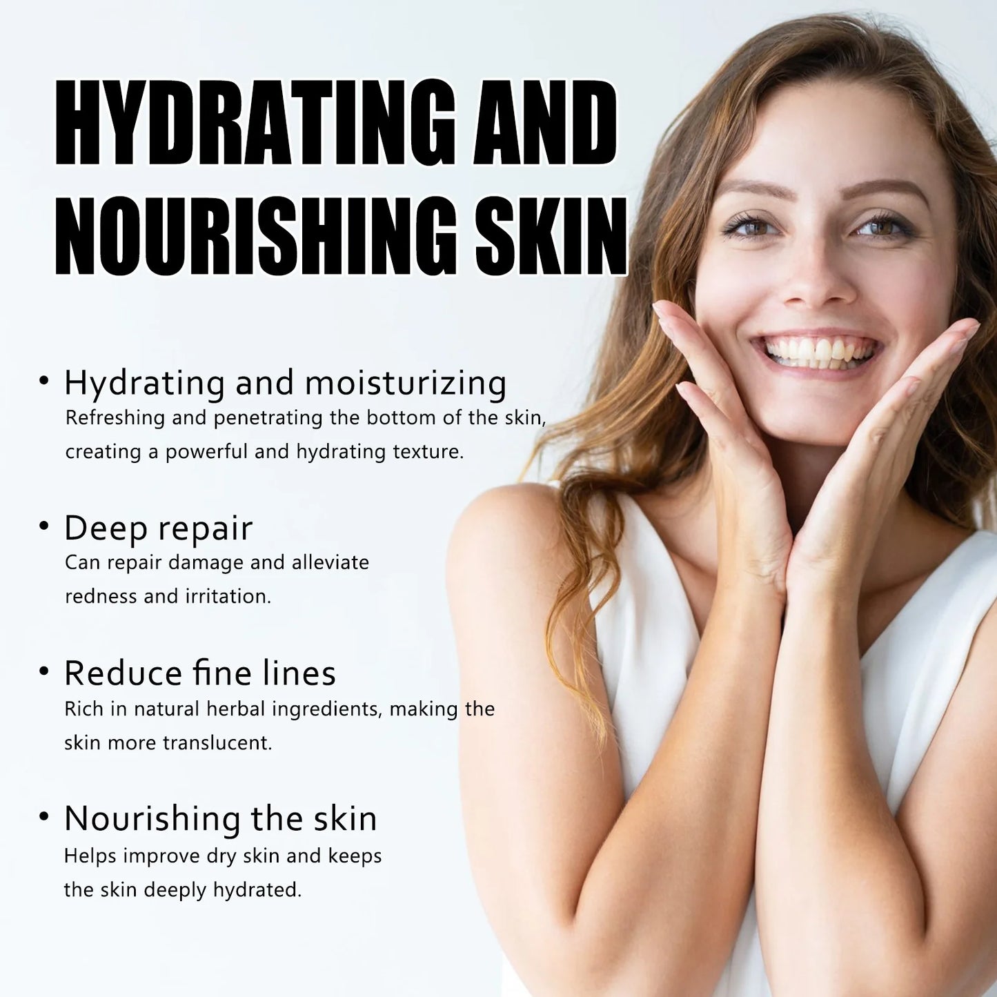 Snail Face Cream Wrinkle Removal Fade Fine Line Shrink Pore Acne Removal Whitening Replenishment Moisturizing Anti Aging Cream