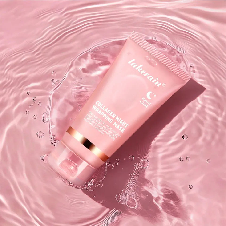 Collagen Peel Off Face Mask Deep Hydration Skin Firming Night Treatment For Youthful Glow