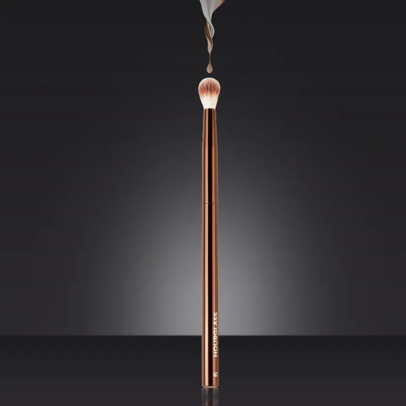 1pc Crease Makeup brushes Eyeshadow Make up brush #6 Small Highlight Eye Shadow Beauty tool Metal Handle High quality