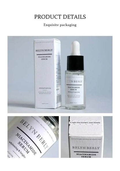 BELYN BERLY Niacinamide Serum for Face 3PCS Brighten Dark Spots Freckle Hyaluronic Acid Moisturizing Facial Serum Skin care