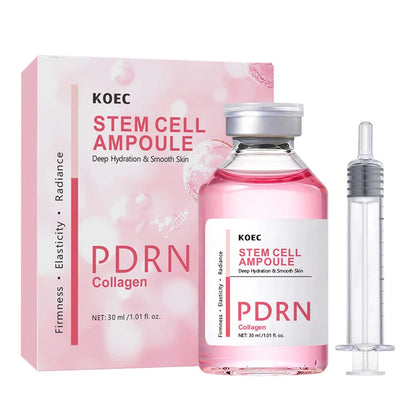 PDRN & Collagen Stem Cell Ampoule Deep Hydration Smooth Skin Enhance Skin Elasticity Nourishing Firming Facial Serum