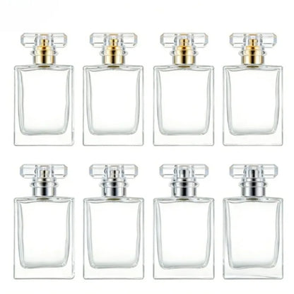 30ml Glass Perfume Bottles Empty Refillable Clear Travel Spray Atomizer Container Portable Perfume Bottle for Women Men Home Use