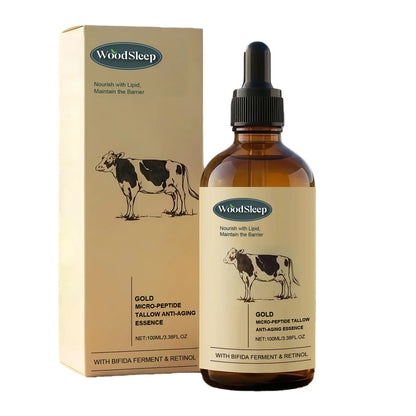 Beef Tallow Nourishing Serum Repair Dry Skin Soothing Brightening Glowing Fade Fine Lines Soft Rejuvenation Hydrating Face Serum