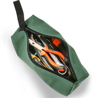 Oxford Canvas Waterproof Storage Hand Tool Bag Screws Nails Drill Bit Metal Parts Fishing Travel Makeup Organizer Pouch Bag Case