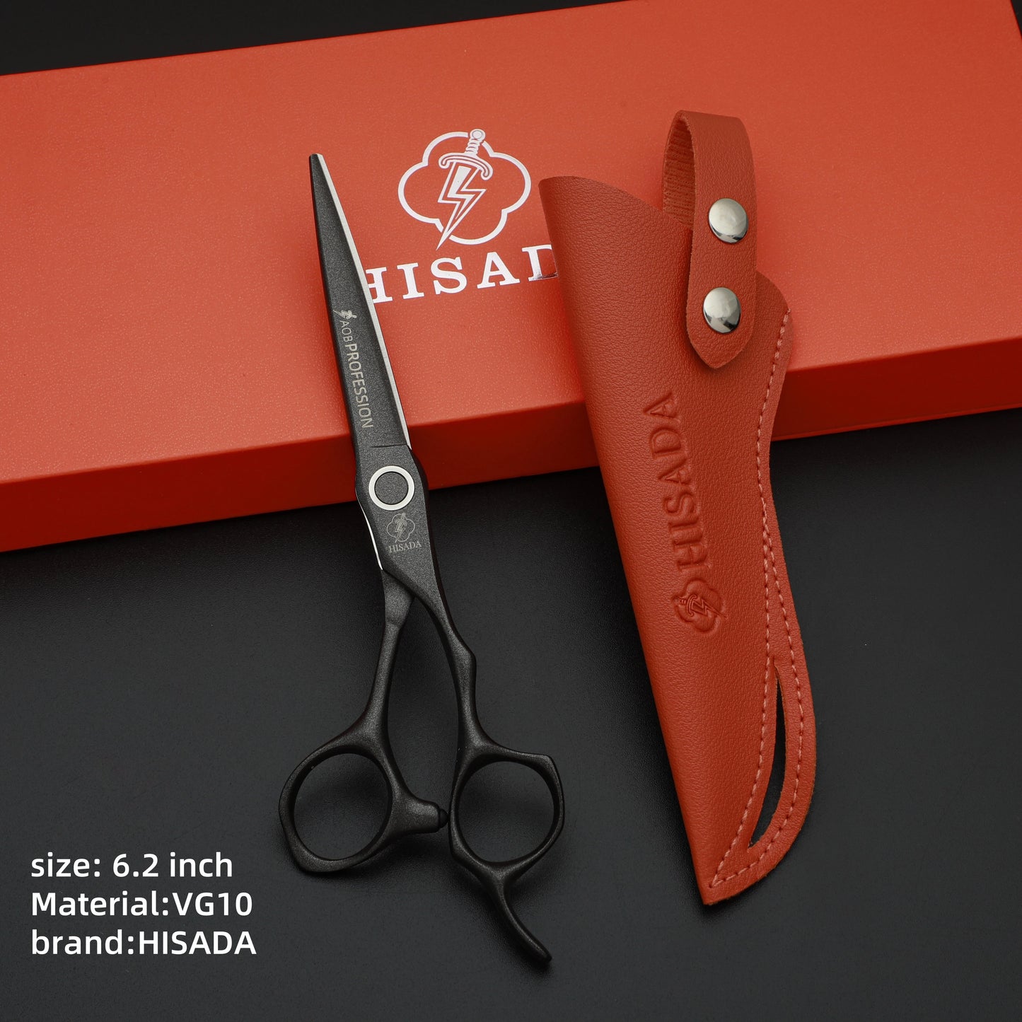 HISADA tijeras barbero profesional 6.2/6.7 inch friseur zubehör VG10 Material hair scissors Professional scissors