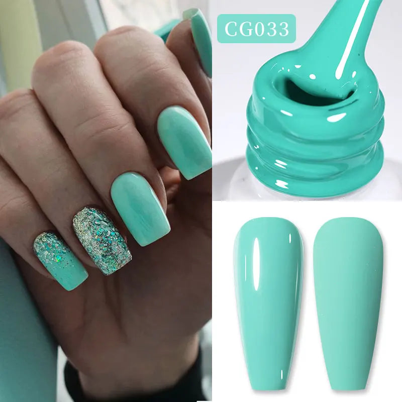 BORN PRETTY 10ml Nude Pink Gel Nail Polish Varnis Semi Permanent Nail Gel Varnish Soak Off UV Gel for Valentine's Day Gift Nails