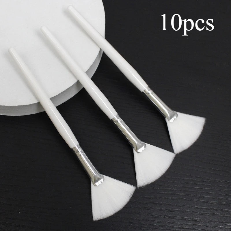 3-10pcs Practical Facial Brushes DIY Face Mask Brush Set Soft Fan Makeup Brushes Cosmetics Tools for Women Beauty Makeup Brushes