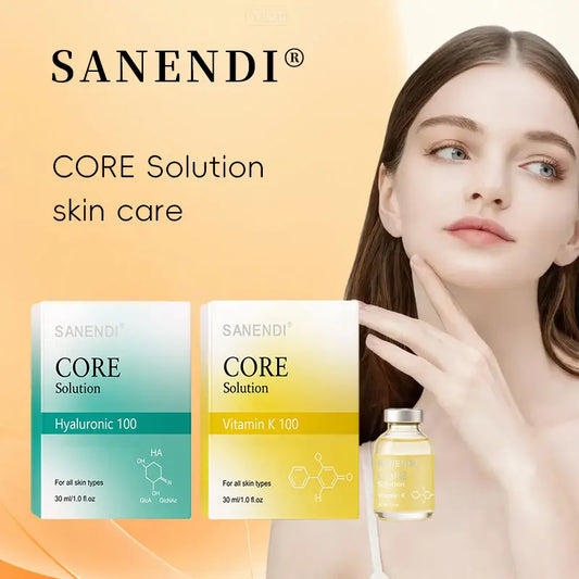 Sanendi CORE Vitamin K Hyaluronic Acid Stem Cells Dr.Pen Serum for Facial Peptide Skinbooster Repair Lines Fade