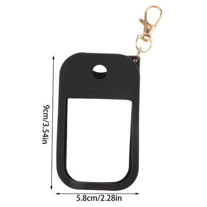 New Universal Silicone Sleeve Reusable Hand Sanitizer For 30ml Card Spray Bottle With Silicone Sleeve Separate Bottle