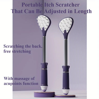 Tickle Scratch Itchy Scratch Portable Scratcher Telescopic Scalable Scratch Back Scratch Tool Portable Point Massage Stick