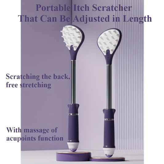 Tickle Scratch Itchy Scratch Portable Scratcher Telescopic Scalable Scratch Back Scratch Tool Portable Point Massage Stick