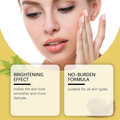 OUHOE Snail 96 Mucin Moisturizing Serum Deep Hydration Lock Winter Barrier Protection Gentle Care Nourishing Skin Quickly Absorb