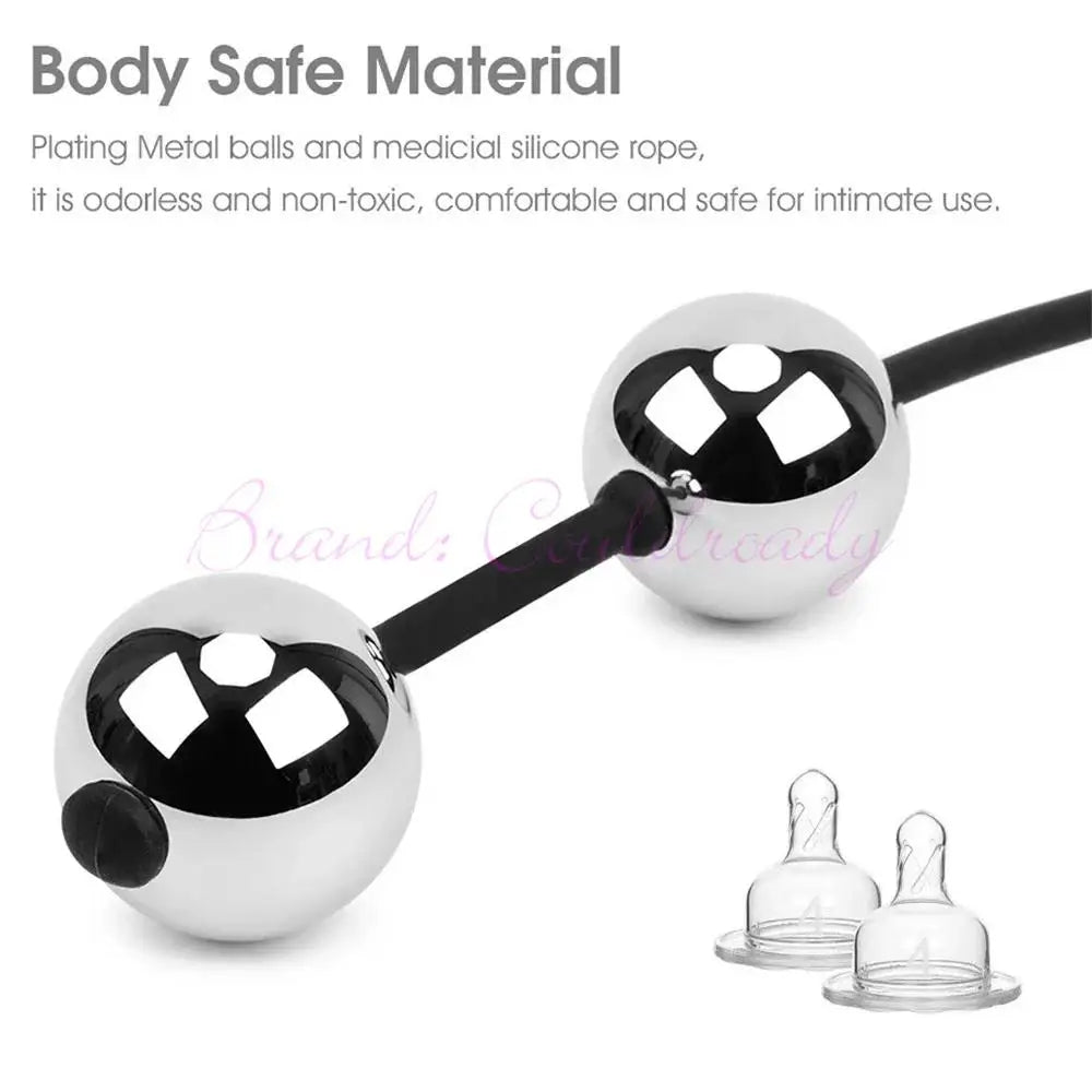 3 Size Erotic Weighted Vaginal Egg Chinese Geisha Kegel Geishaball Kegel Exerciser Metal Ben Wa Ball Anal Beads Buttplug