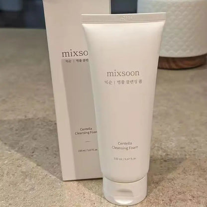 Korean Mixsoon Bean Cream Essence Sunscreen Centella Facial Cleaner Moisturizing Soothing Enhance Skin Elasticity Oil Control