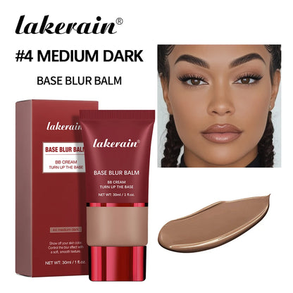 Matte Foundation Base Blur Soft Focus Matte Full Coverage Natural Fit Face Makeup Lightweight Long-Lasting Concealer BB Cream