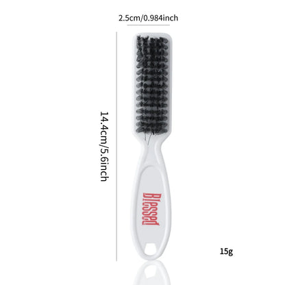 New Style Barber Neck Duster Brush Double-Sided Striped Salon Styling Tools For Hair Removal Facial Beard Clean Shaving Brushes
