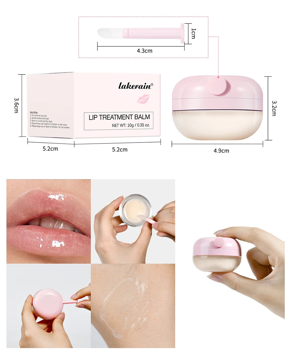 Deep Moisturizing Lip Balm Set Smoothes Lip Wrinkles Nourishing Lip Care Balms Long-lasting Moisturizing Plump Lips Perfect Gift