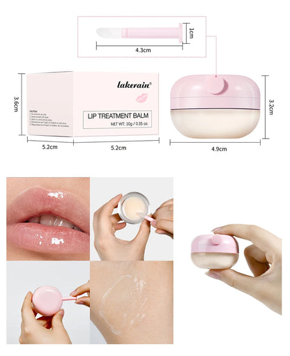 Deep Moisturizing Lip Balm Set Smoothes Lip Wrinkles Nourishing Lip Care Balms Long-lasting Moisturizing Plump Lips Perfect Gift