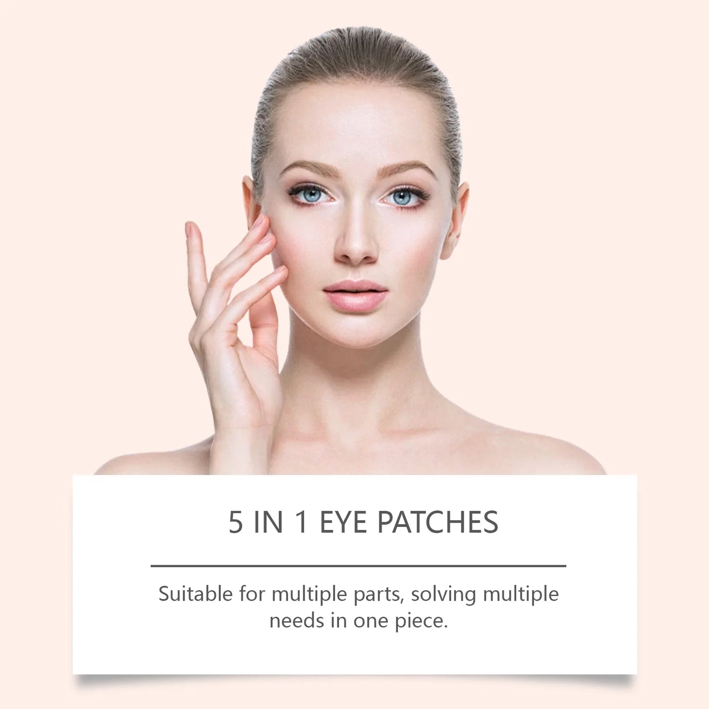60pcs Pink Rice Collagen Eye Mask Anti Dark Circles Eyes Bags Remover Firming Moisturizing Eye Patches Mild Skin Care Eyes Care