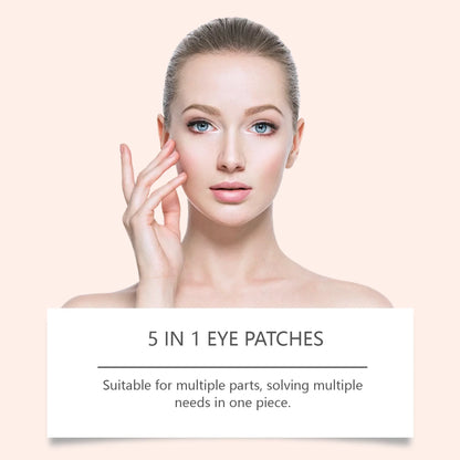 60pcs Pink Rice Collagen Eye Mask Anti Dark Circles Eyes Bags Remover Firming Moisturizing Eye Patches Mild Skin Care Eyes Care