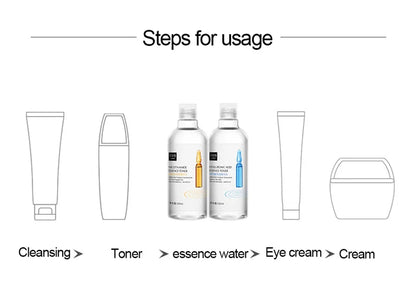 a 500ml  Large Capacity Essence Water Niacinamide Improve Dull Hyaluronic Acid Moisturize Dry Skin Facial Beauty Care Toner