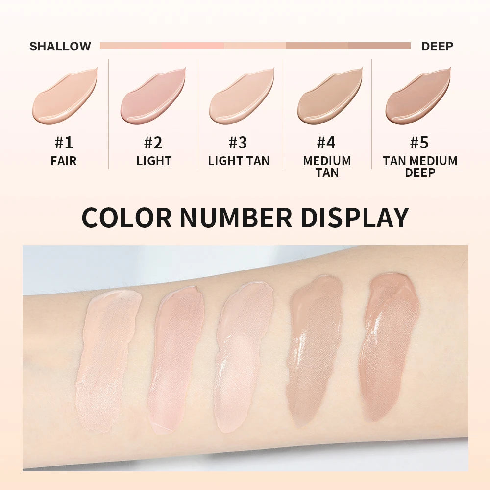 Whitening Lotion Before Makeup Concealer Moisturizing Cream Base Makeup EVen Skin Tone Buildable Coverage Strong Moisturizing