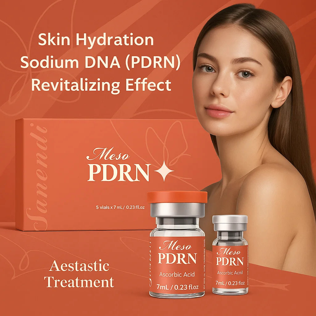 NAD+ GSH Salmon DNA PDRN Serum for Facial Dr.Pen Lifting Hydro Glow Vitamin C Skin Booster Korean Skincare Hydration 7ml*5vial