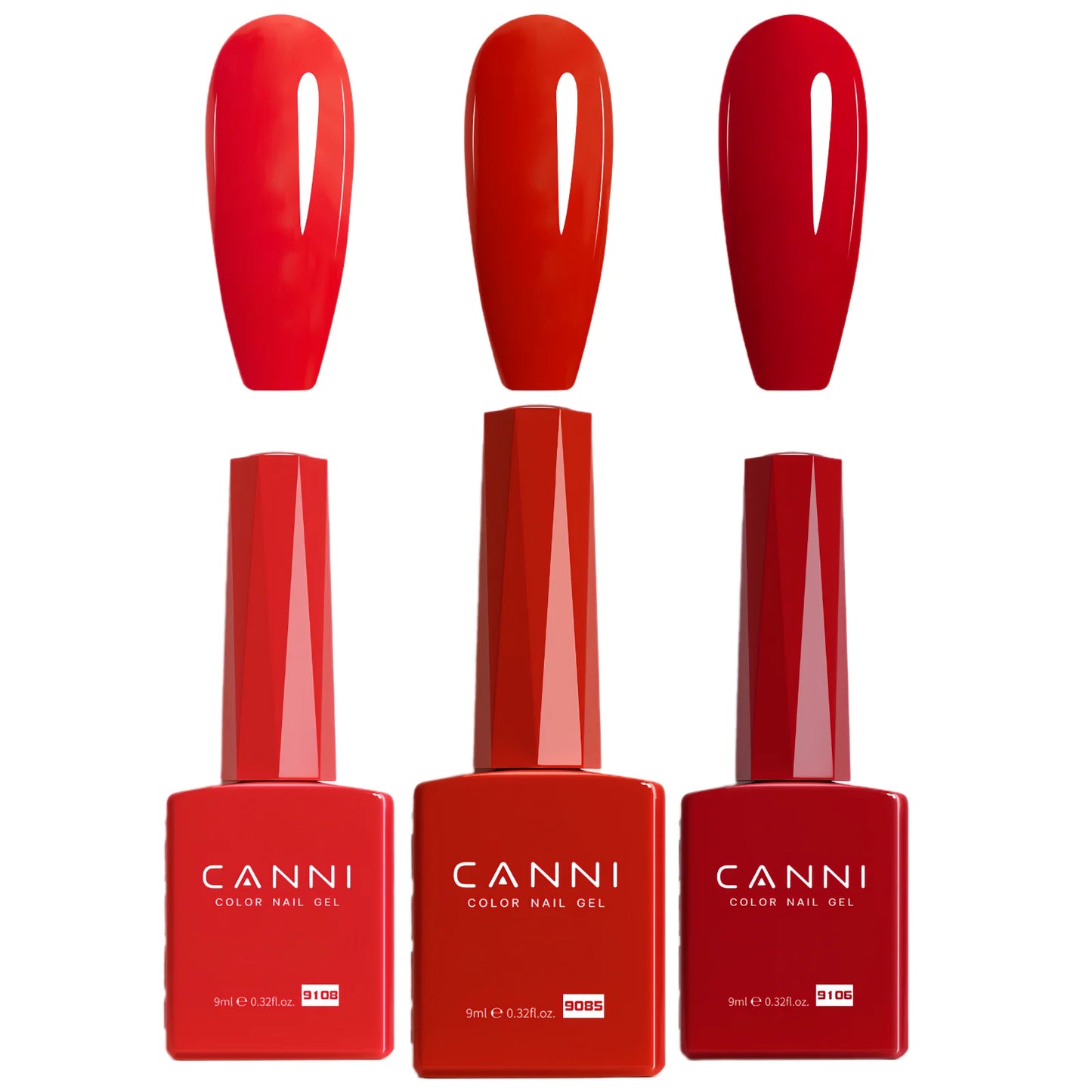 9ml CANNI TPO FREE HEMA FREE Ultra Consistency Nail Gel Polish Set Round Brush Semi Permanent Soak Off UV LED Gel Nail Kit