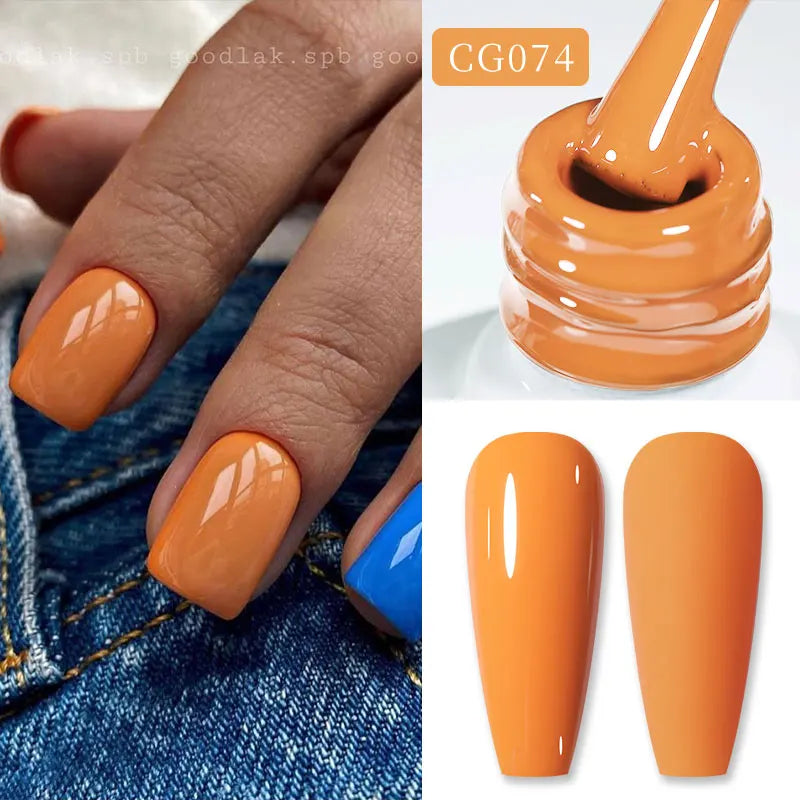 BORN PRETTY 10ml Nude Pink Gel Nail Polish Varnis Semi Permanent Nail Gel Varnish Soak Off UV Gel for Valentine's Day Gift Nails