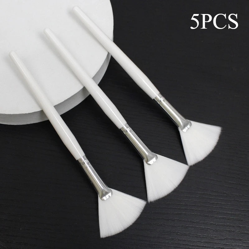 3-10pcs Practical Facial Brushes DIY Face Mask Brush Set Soft Fan Makeup Brushes Cosmetics Tools for Women Beauty Makeup Brushes