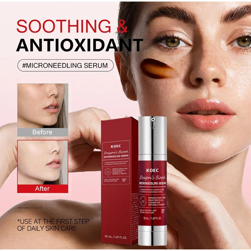 Korean Centella Asiatica Extract Soothes Moisturize Soft Firm Brighten Repair Skin Facial Collagen Microneedle Essence Lotion