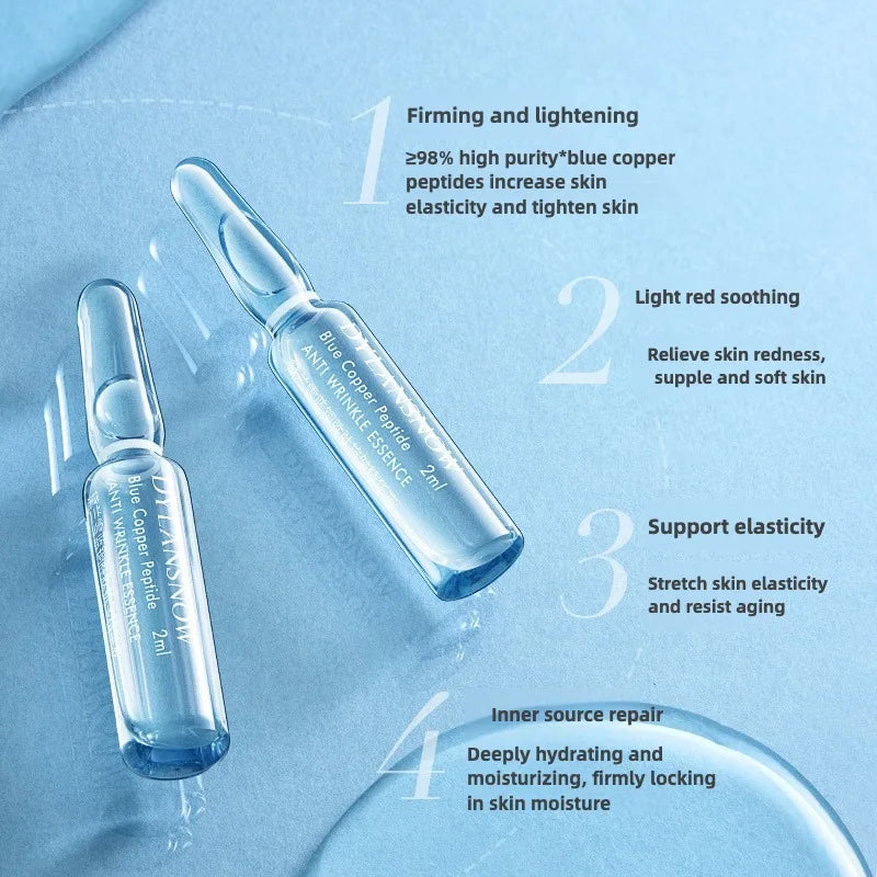 Blue copper peptide Anti-aging Essence Fade Fine Lines Facial Moisturizing brightning Anti Aging Firming Skin Care