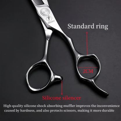 HISADAHairdressing scissors 6.2 6.7 7.0 inch Hair scissors VG10 Steel High-end Barber scissors advanced Hairdressing scissors