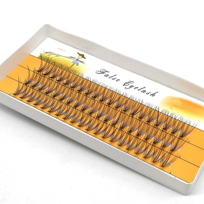 10D mink Eyelashes 60 bundles/box natural Eyelash extension 3D Russian Individual Eyelash Cluster Makeup Tool Lashes Wholesale