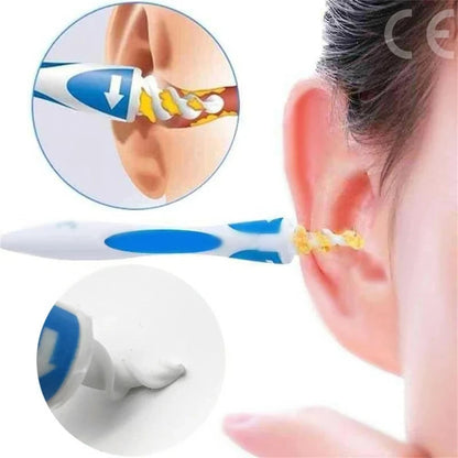 16pcs Ear Cleaning Tools Set Silicone Soft Spiral Ear Scoop Wax Removal Portable Personal Hygiene Ear Care Beauty Gadget