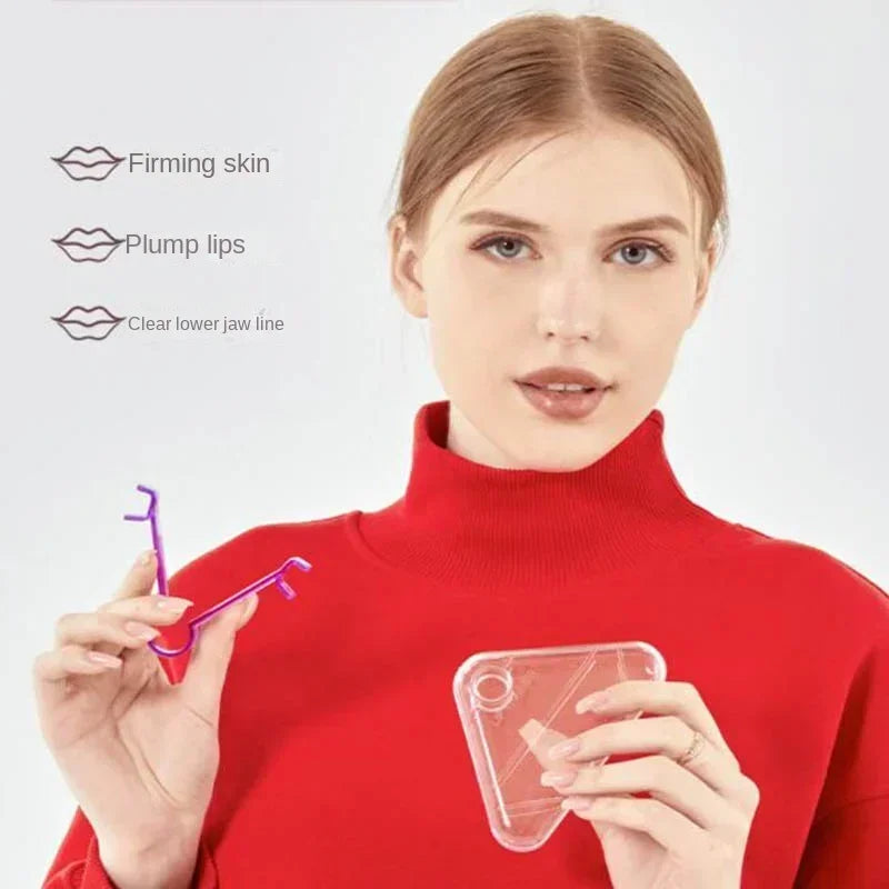 V-shaped Chin Trainer, Facial Neck Trainer, Facial Lifting and Tightening Portable Facial Trainer