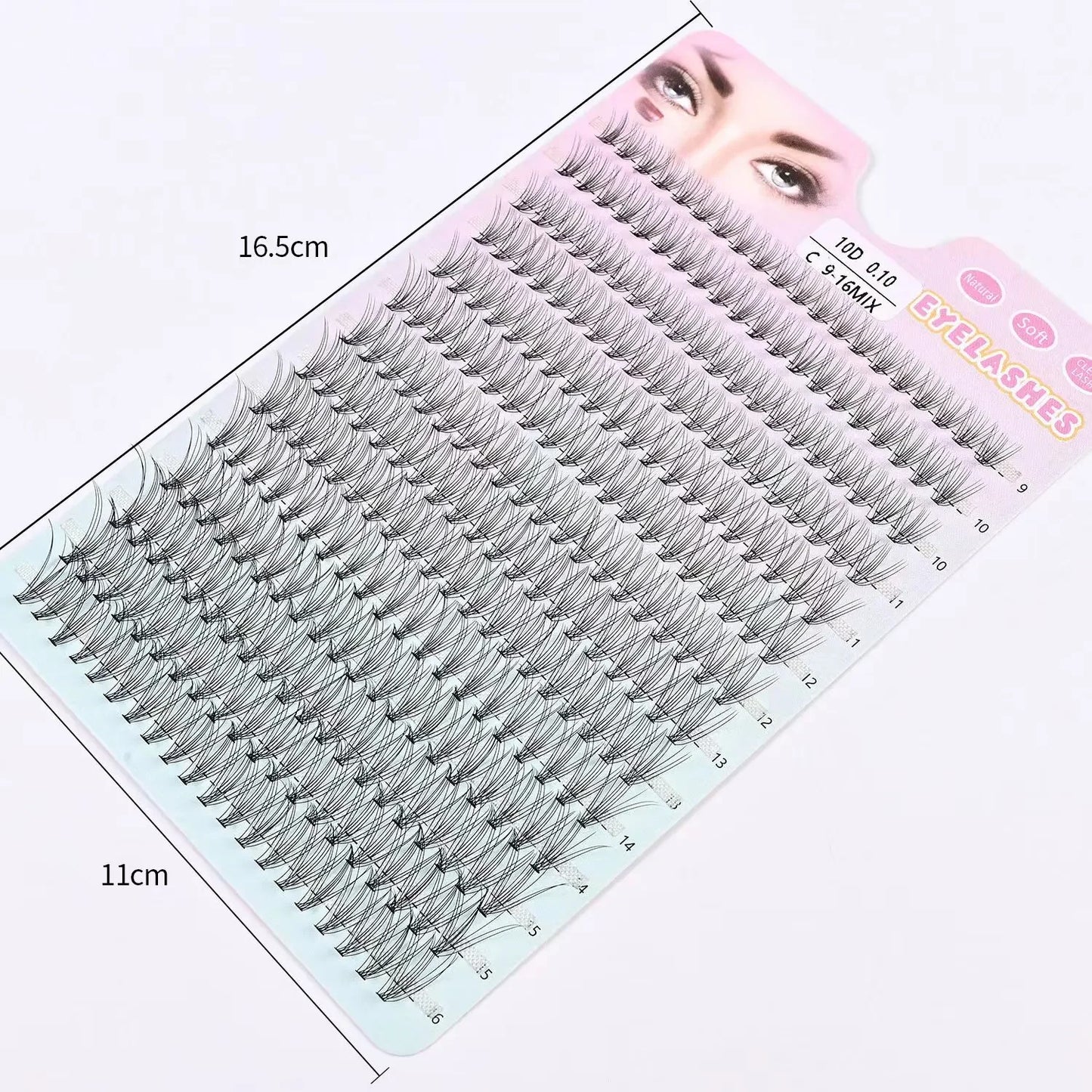 48/60/160/280Pcs Cluster Natural Eyelashes Extensions Lashes Clusters False Eyelash Clusters Extensions Individual Lashes Makeup