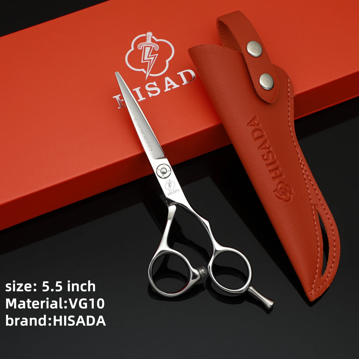 HISADA tijeras barbero profesional 6.2/6.7 inch friseur zubehör VG10 Material hair scissors Professional scissors