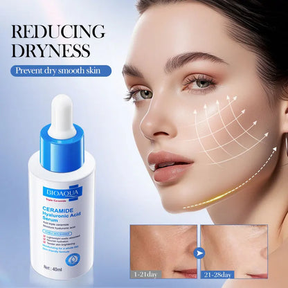Ceramide Hyaluronic Acid Essence Anti-wrinkle Reduce Fine Lines Brightening Moisturizing Skin Care Products