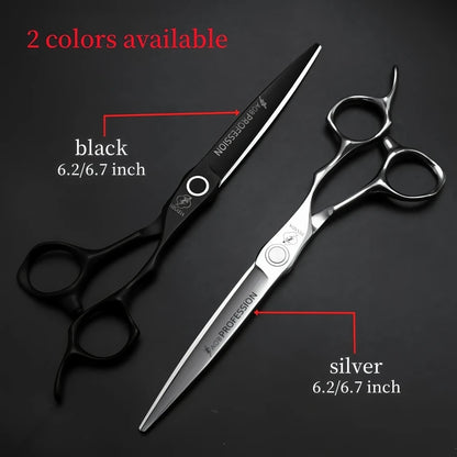 HISADAHairdressing scissors 6.2 6.7 7.0 inch Hair scissors VG10 Steel High-end Barber scissors advanced Hairdressing scissors